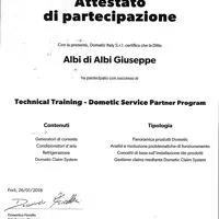CORSO TECNICO DOMETIC SERVICE