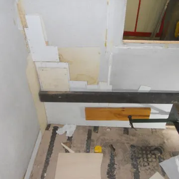 RIPRISTINO PARETE ZONA LETTO