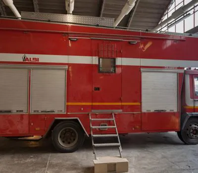 ARREDAMENTO MEZZO VIGILI DEL FUOCO DI GENOVA