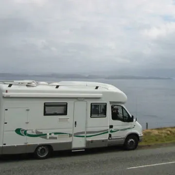 Esterno camper e caravan