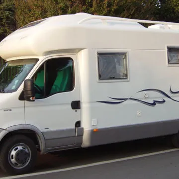Esterno camper e caravan