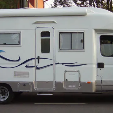 Esterno camper e caravan