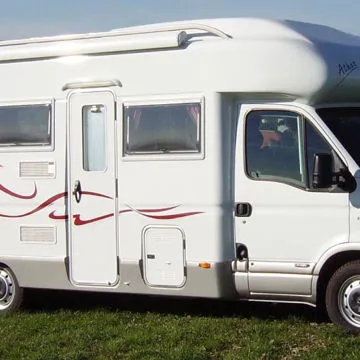 Esterno camper e caravan