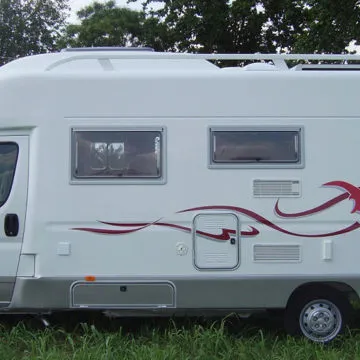Esterno camper e caravan